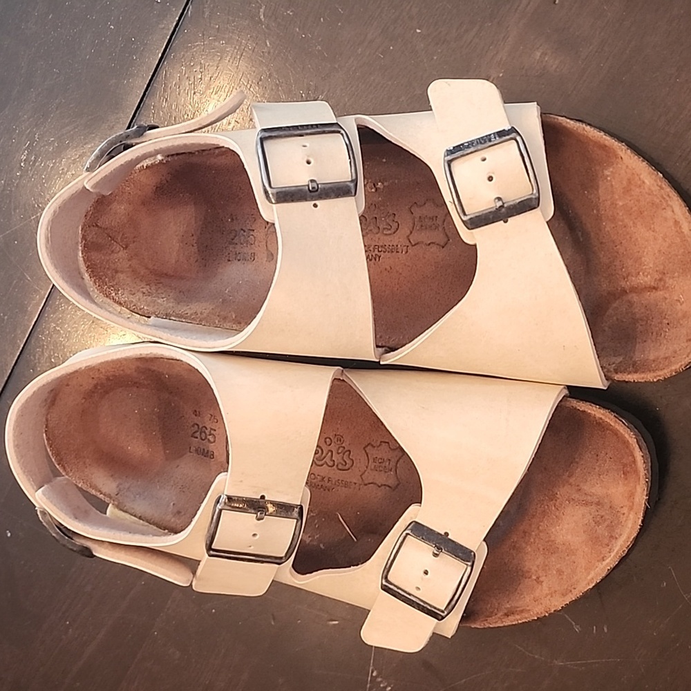 Authentic Birkenstock 41 Ivory